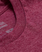 Basic Tee - No Logo-Heather Maroon-Reg-Regular-Detail1--Model---L