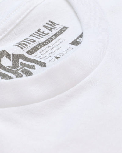 Basic Tee - No Logo-White-Reg-Regular-Detail1--Model---L