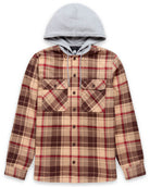Ridgeview Flannel Jacket-Beige Multi Plaid-Regular-Mock--Model---L