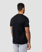 Basic Tee - No Logo-Black-Tall-Regular-Back--Model---L