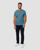 Basic Tee - No Logo-Indigo-Tall-Regular-Full--Model---L