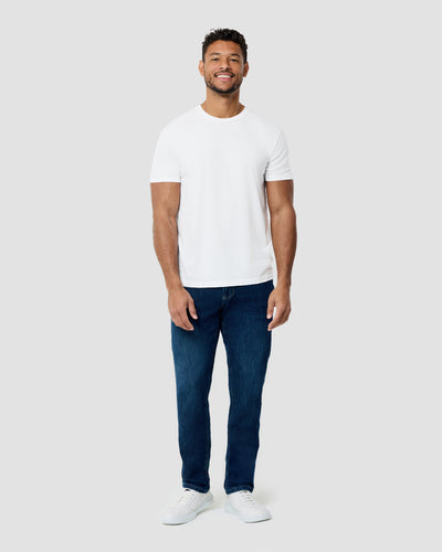 Basic Tee - No Logo-White-Tall-Regular-Full--Model---L