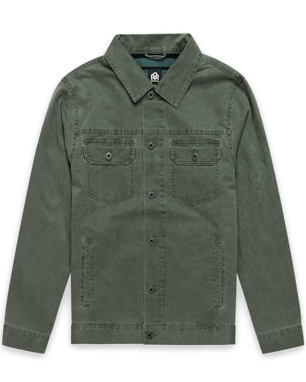 Tradesman Trucker Jacket - Non-Branded-Dark Olive-Mock--Zac---M