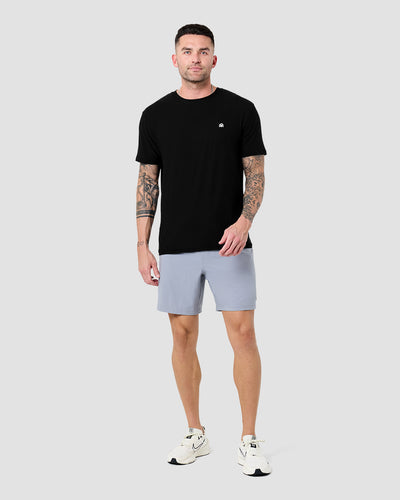 Active Tee-Black-Tall-Regular-Full--Model---L
