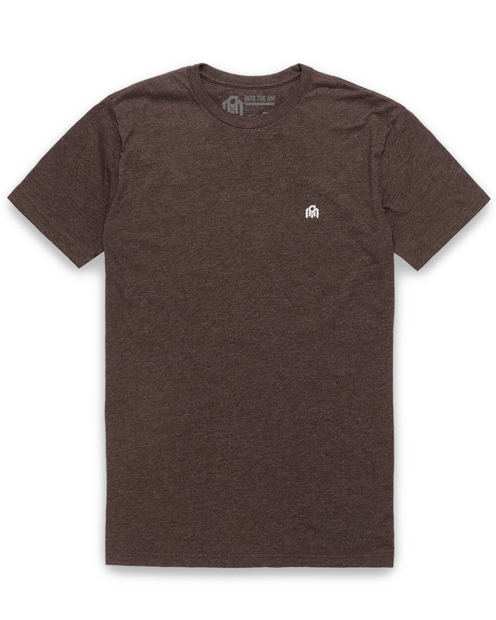 Basic Tee - Logo-Brown-Tall-Regular-Mock--Model---L
