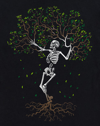 Bone Grove Tee-Black-Regular-Swatch--Model---L