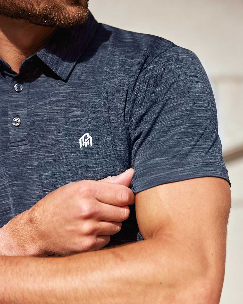Performance Polo - Branded-Navy-Regular-Macro--Alex---M