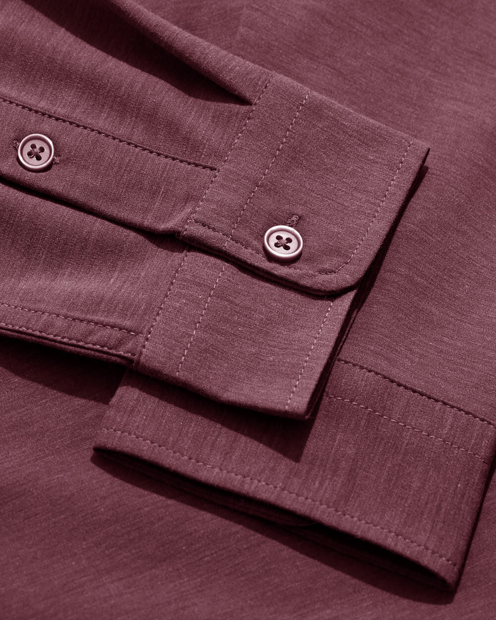  Long Sleeve Button Up-Maroon-Detail--Zach---L
