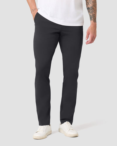 All Day Pants - Straight-Charcoal-30"-Regular-Front--Model