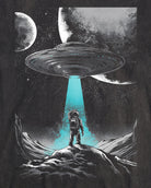 Cosmic Arrival Vintage Tee-Vintage Graphite Black-Regular-Swatch--Model---L