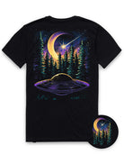 Cosmic Inhabitants Tee-Black-Regular-Mock--Model---L