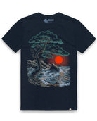 Crimson Coast Tee-Sueded Navy-Regular-Mock--Model---L