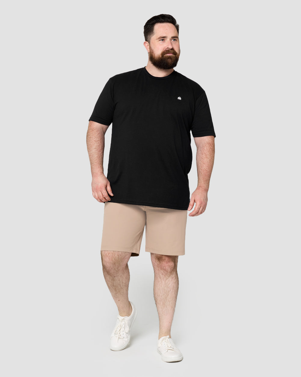 Daily Shorts-Khaki-9"-Plus-Full--Ross---40