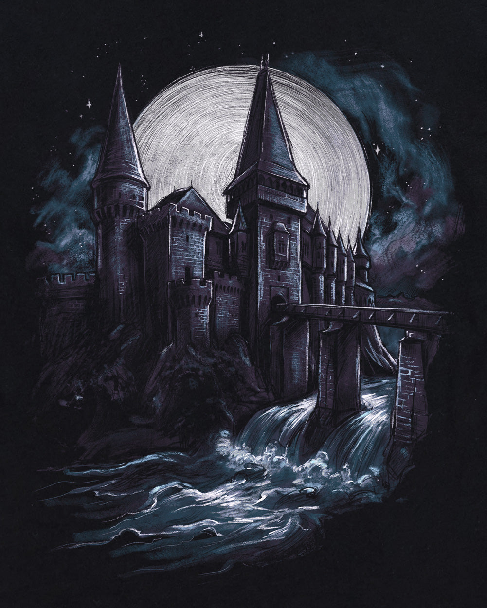 Dark Dominion Tee-Black-Regular-Swatch--Model---L