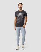 Dark Samurai Tee-Charcoal-Regular-Full--Model---L