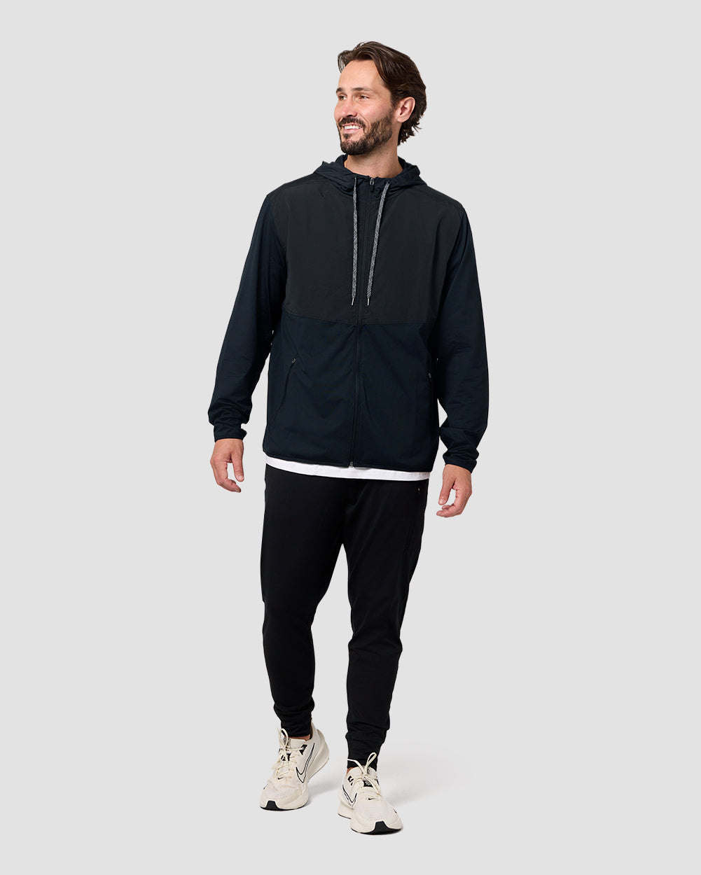 Daybreak Performance Jacket-Black-Regular-Full--Model---L