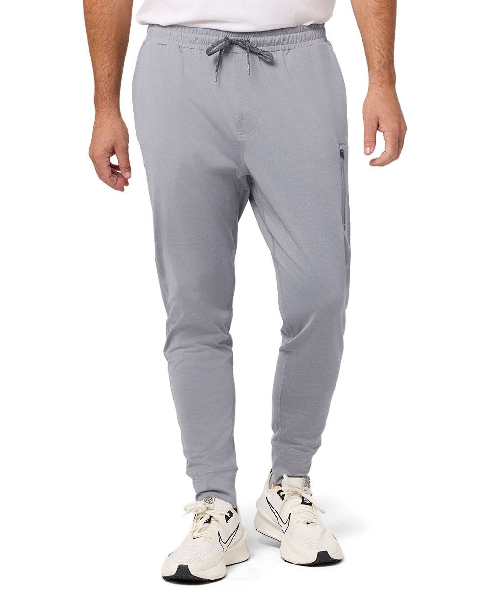 Daybreak Performance Joggers - Non-Branded-Grey-Regular-Front--Model---L