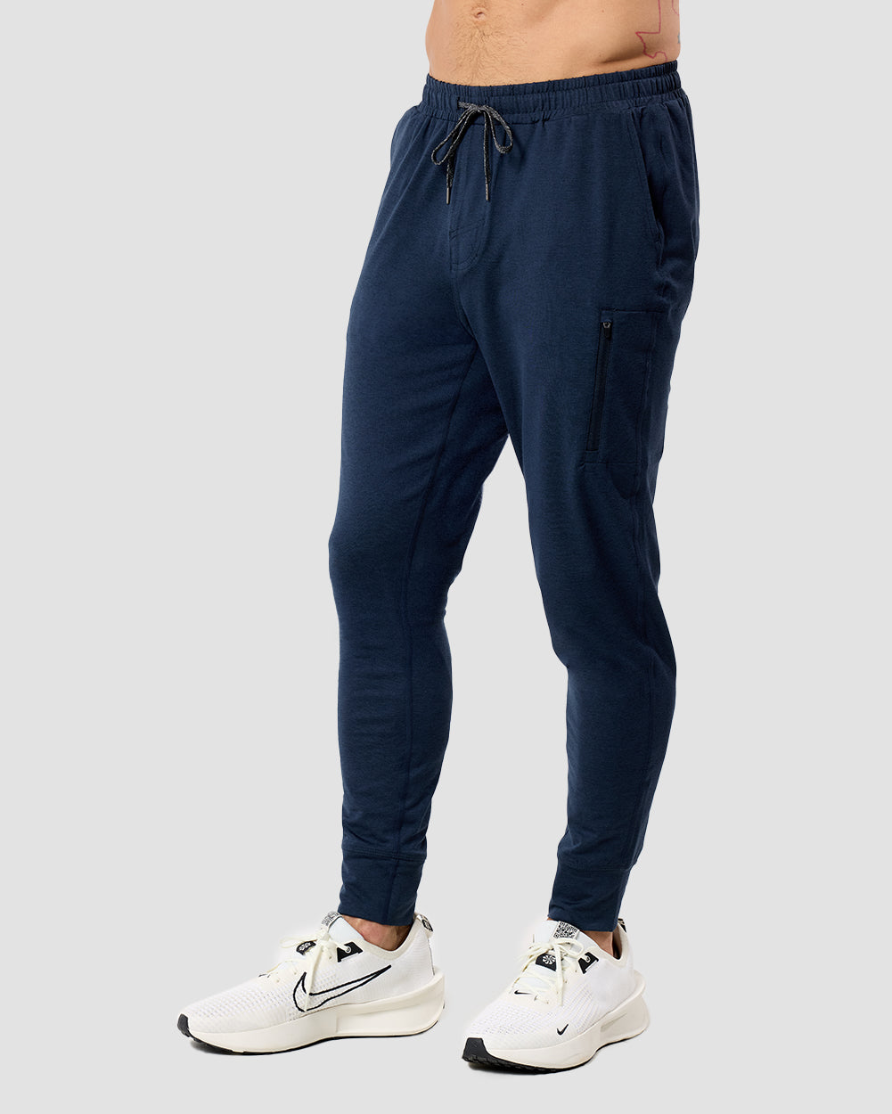Daybreak Performance Joggers - Non-Branded-Navy-Regular-Front--Model---L