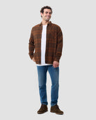 Fairbanks Flannel-Brown-Regular-Full--Model---L