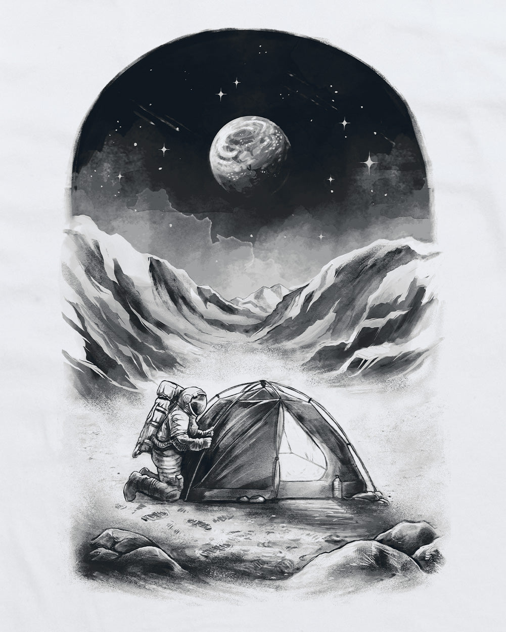 Galactic Getaway Tee-White-Regular-Swatch--Model---L