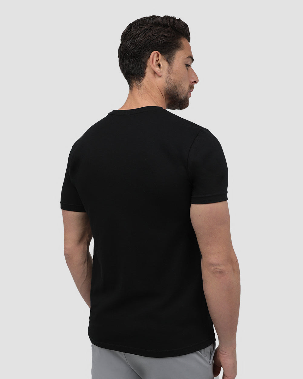 Gleaming Octo Glow-in-the-Dark Tee-Black-Regular-Back--Model---L