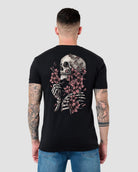 Eternal Blossom Tee-Black-Regular-Back--Model---L