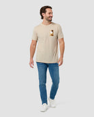 Amber Shore Tee-Cream-Regular-Full--Model---L