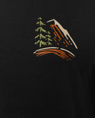 Cedar Peak Tee-Black-Regular-Detail--Model---L