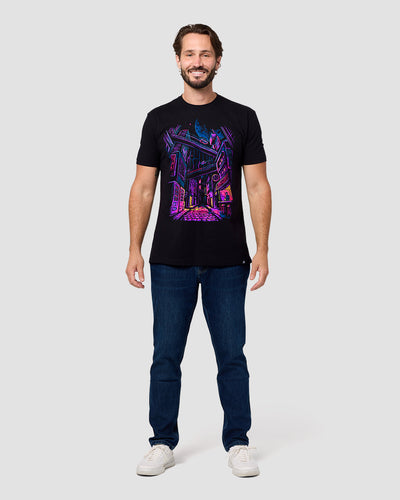Electric Alley Tee-Black-Regular-Full--Model---L
