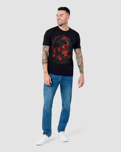 Ember Dual Glow-in-the-Dark Tee-Black-Regular-Full--Model---L