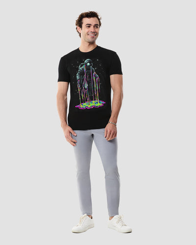 Galactic Ooze Glow-in-the-Dark Tee-Black-Regular-Full--Model---L