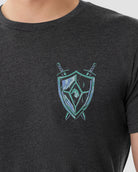 Inferno Blade Tee-Charcoal-Regular-Detail--Model---L