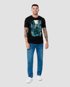 Lost Alley Tee-Black-Regular-Full--Model---L