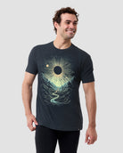 Lunar Canyon Tee-Navy-Regular-Front--Model---L