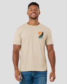 Secluded Cove Tee-Cream-Regular-Front--Model---L