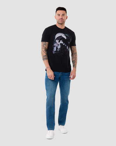 Shadowed Reign Tee-Black-Regular-Full--Model---L