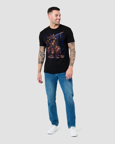 Molten Ronin Tee-Black-Regular-Full--Model---L