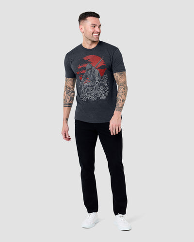 Shadow Strike Tee-Charcoal-Regular-Full--Model---L