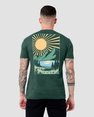 Suncrest Tee-Forest Green-Regular-Back--Model---L