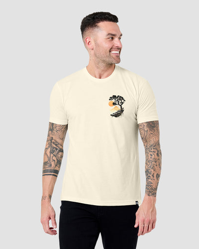 Zen Ridge Tee-Natural-Regular-Front--Model---L