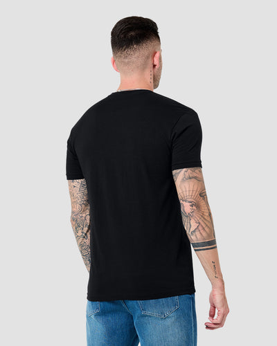 Hell Spark Tee-Black-Regular-Back--Model---L