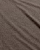 Long Sleeve Henley Tee - Non-Branded-Brown-Regular-Detail--Model---L