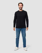 Long Sleeve Tee - Non-Branded-Black-Reg-Regular-Full--Model---L