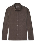Long Sleeve Button Up-Brown-Mock--Zach---L