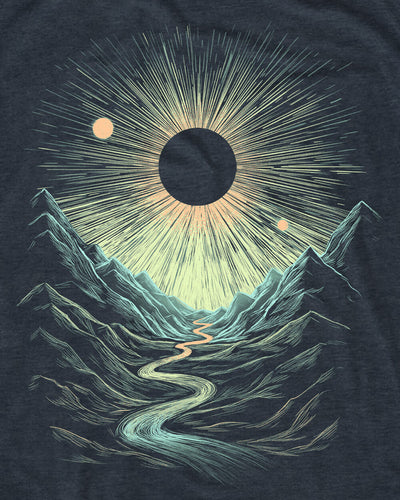 Lunar Canyon Tee-Navy-Regular-Swatch--Model---L