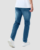 Legacy Stretch Denim Jeans-Medium Indigo-30"-Regular-Back--Model---32