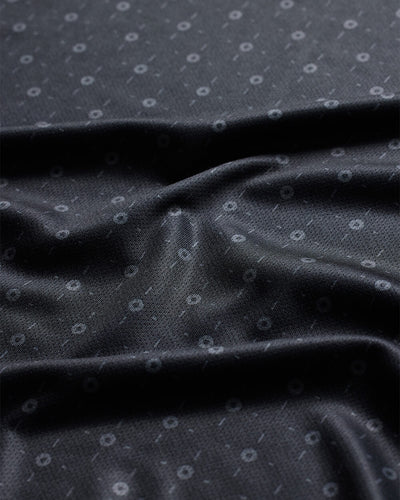 Performance Polo - Non-Branded-Black Dots-Reg-Regular-Detail--Model---L