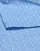 Pursuit Performance Polo-Columbia Blue Cubes-Reg-Regular-Detail--Model---L