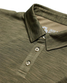 Performance Polo - Non-Branded-Olive Green-Reg-Regular-Detail 2--Alex---M