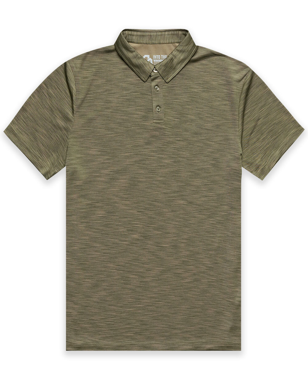 Performance Polo - Non-Branded-Olive Green-Reg-Regular-Mock--Alex---M
